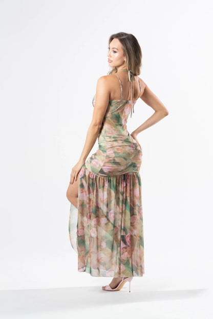 Maxikleid Fließendes Maßgeschneidertes Design