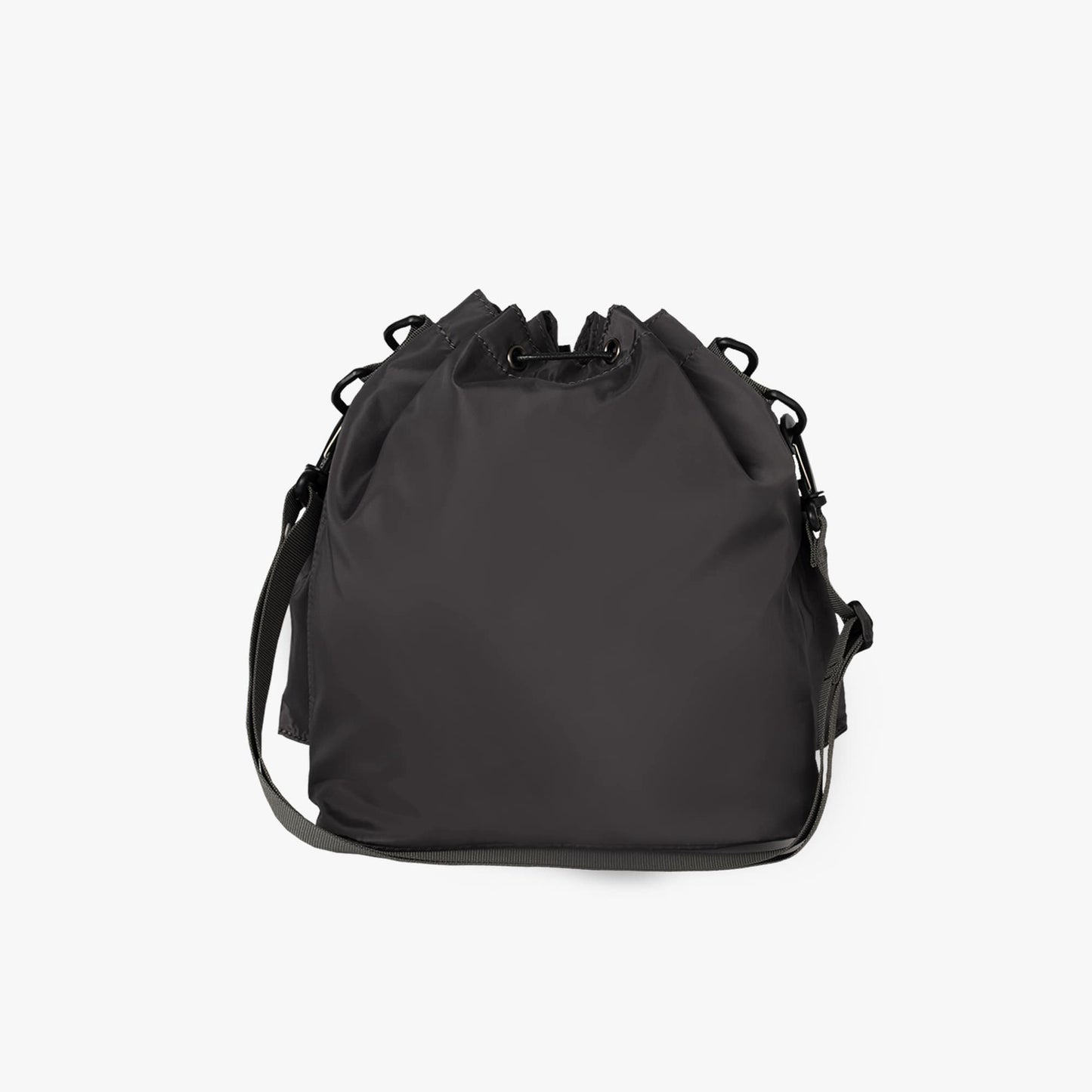 Nylon Kordelzug-Beuteltasche mit abnehmbarem Griff und Schultergurt