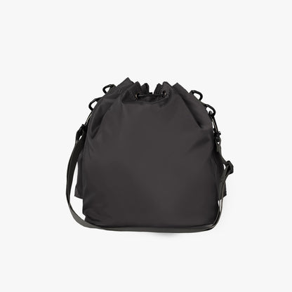 Nylon Kordelzug-Beuteltasche mit abnehmbarem Griff und Schultergurt