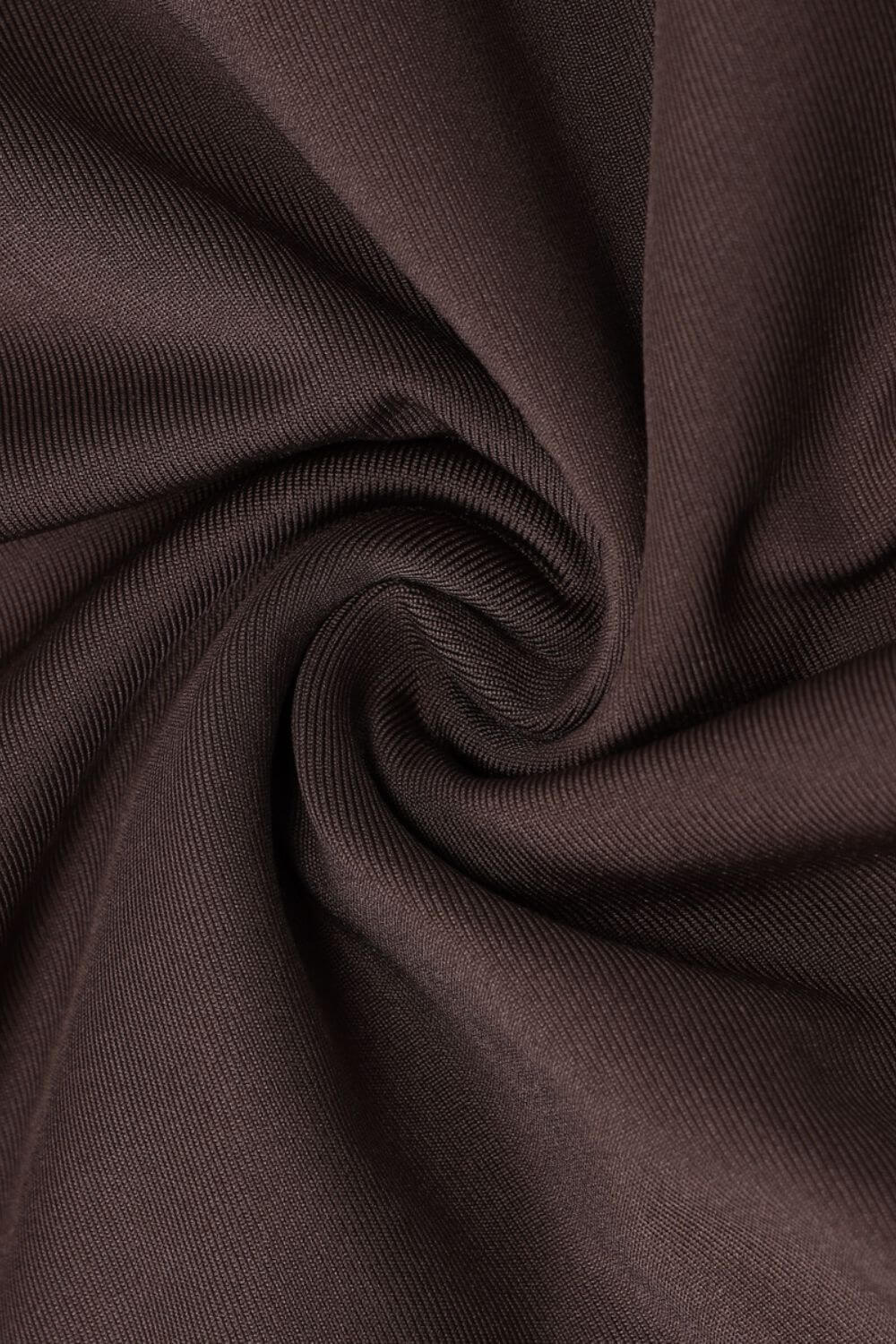 Polyester-Spandex Ein-Schulter Kurzes Kleid