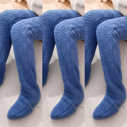 Damen warme Overknee-Wintersocken