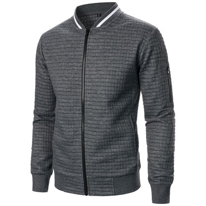 Herren Strickjacke Mit Reißverschluss Und Minimalistischem Design