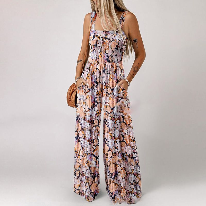 Ärmelloses Sommerkleid mit Motivdruck