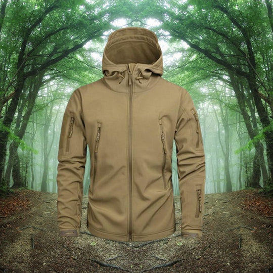 Herren Outdoor Jacke Mit Taschen Und Kapuze