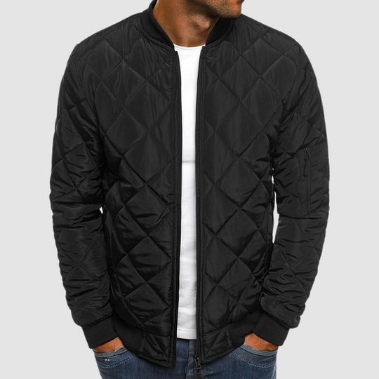 Herren Übergangsjacke Mit Revers Und Klassischem Schnitt