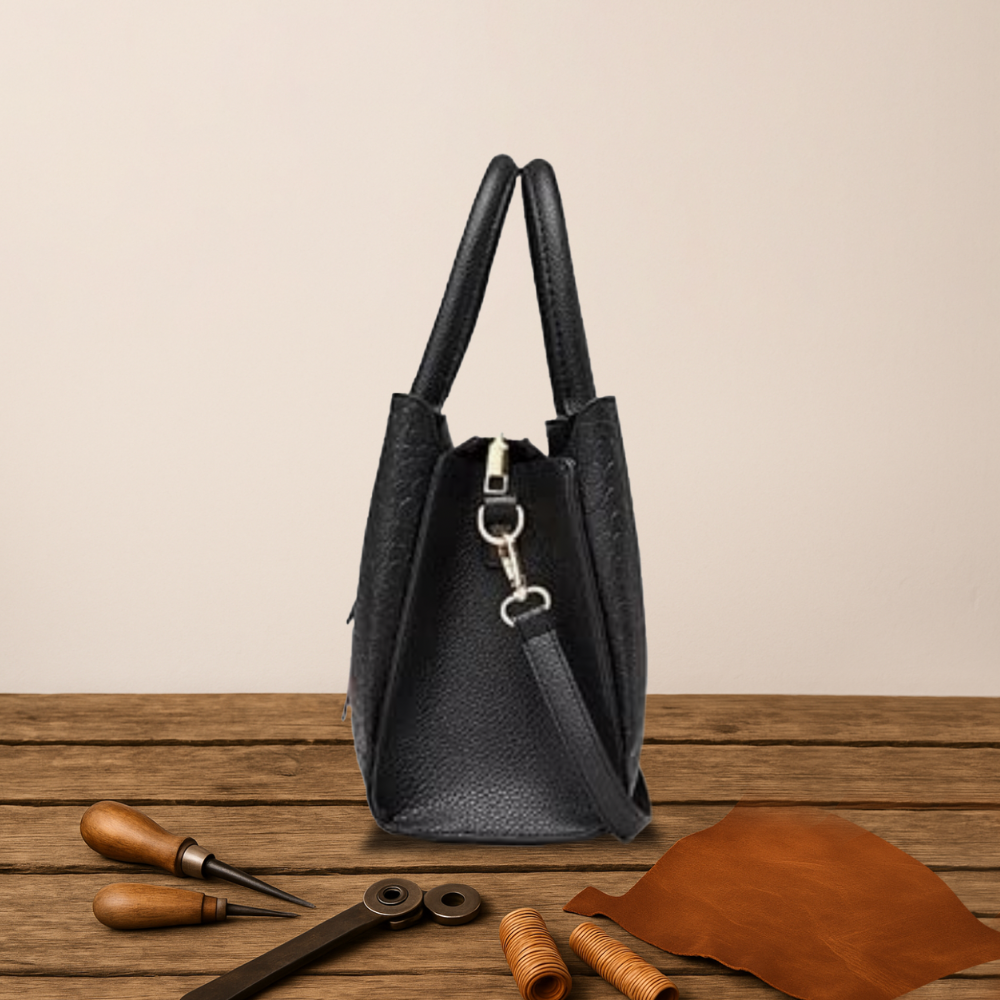 Elegante Krokodilleder-Optik Handtasche für Damen