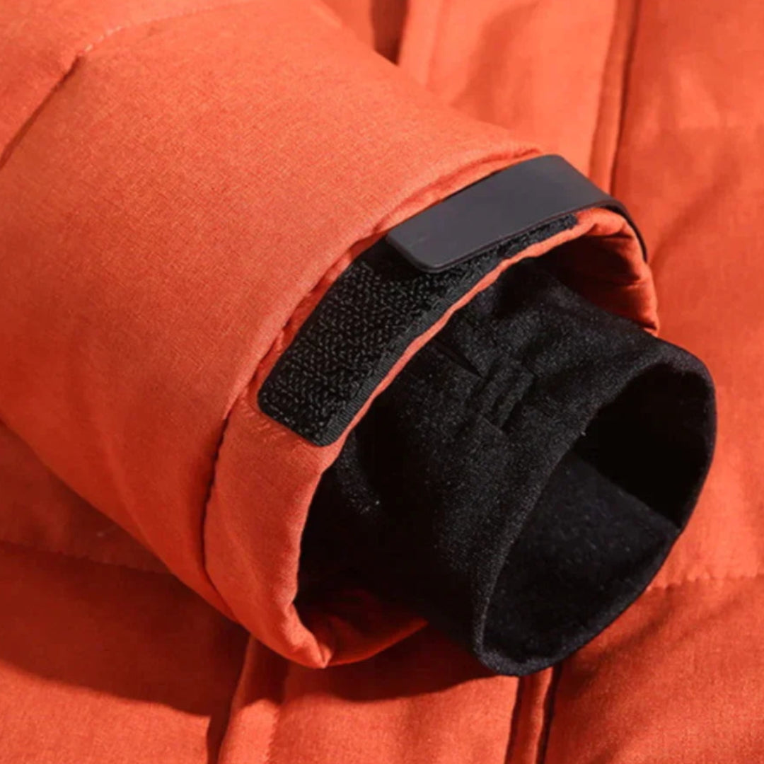 Herren Daunenjacke Mit Klassischem Schnitt Für Winter