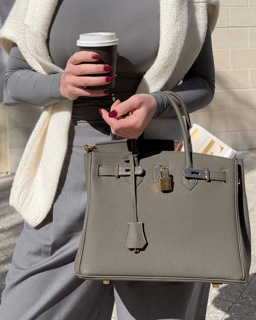 Klassische luxuriöse Handtasche für Damen