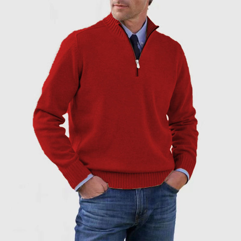 Herren Halb-Zip Pullover