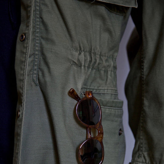 Herren Feldjacke Im Militärstil Mit Mehreren Taschen