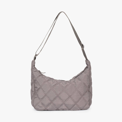 Gesteppte Diamond Puffer Schultertasche Leichtes Nylon
