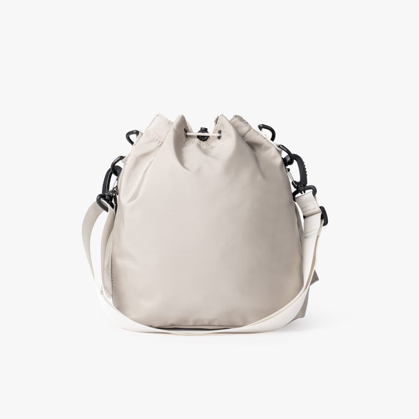 Nylon Kordelzug-Beuteltasche mit abnehmbarem Griff und Schultergurt