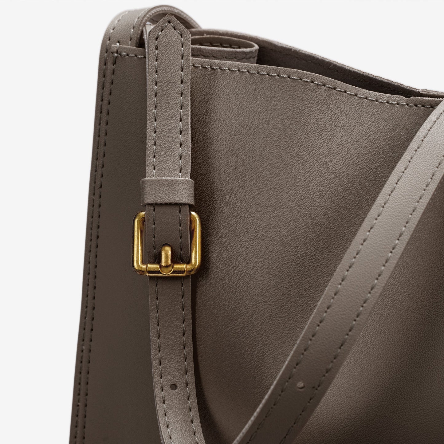 Vegane Leder-Shopper-Tasche Leicht und Strukturiert