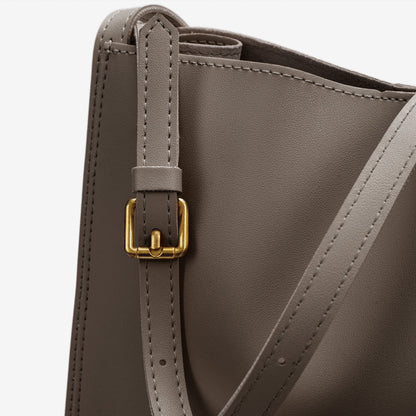 Vegane Leder-Shopper-Tasche Leicht und Strukturiert