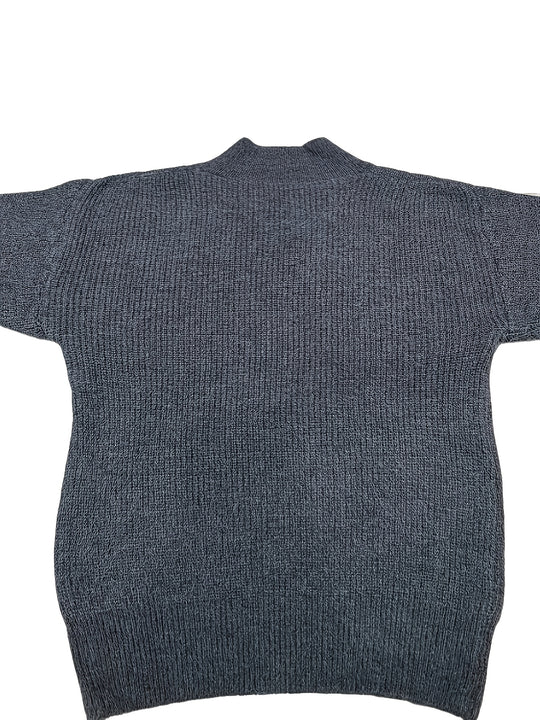 Locker geschnittener V-Ausschnitt Pullover für Damen