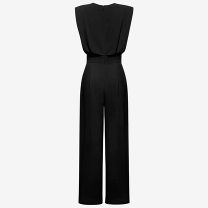 Jumpsuit für Damen mit weichem Griff und Gürtel