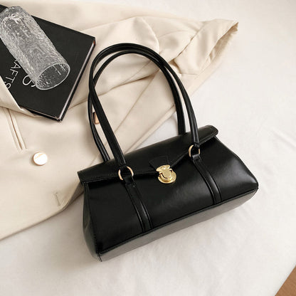 Vegane Leder Vintage Schultertasche