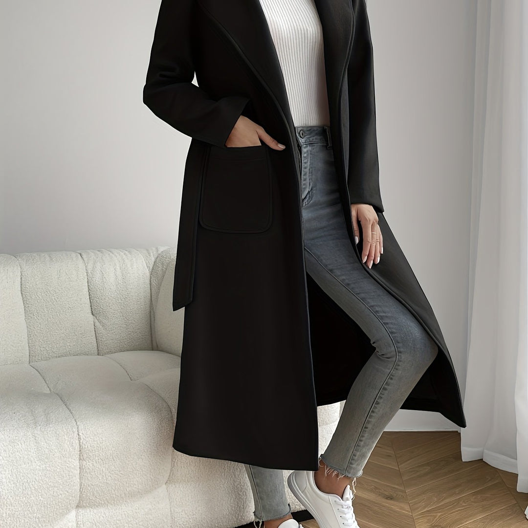Trenchcoat mit Gürtel und Taschen für Damen
