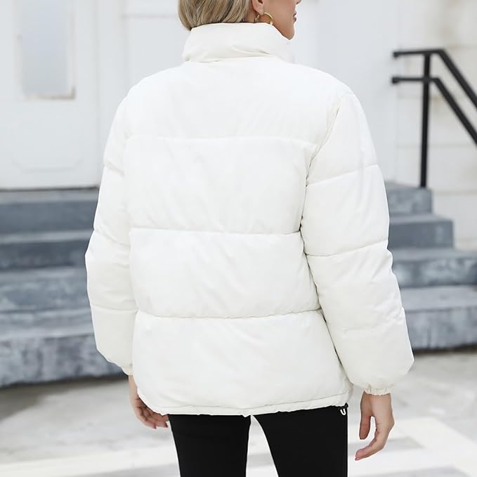 Damen Winterjacke Mit Gefüttertem Design