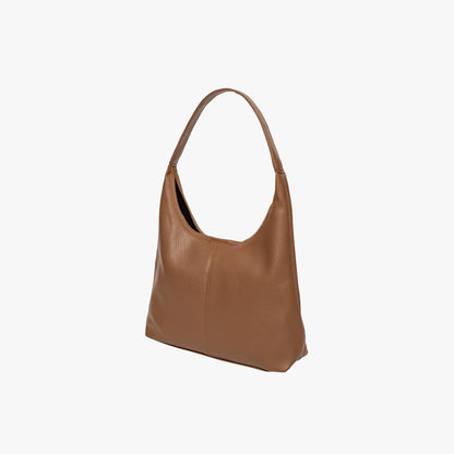 Vegane Leder-Hobo-Tasche mit Schulterriemen