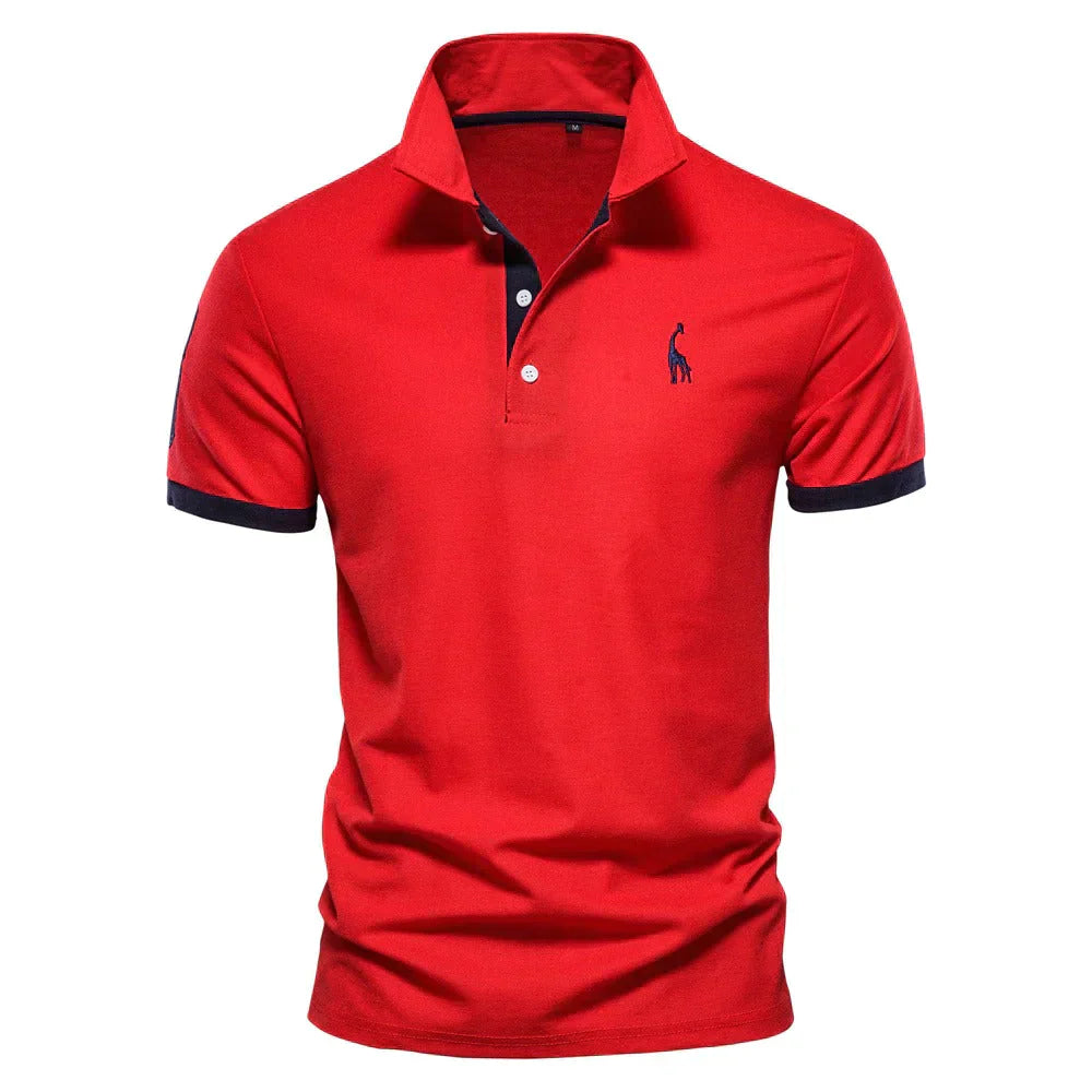 Herren Klassisches Baumwoll-Poloshirt
