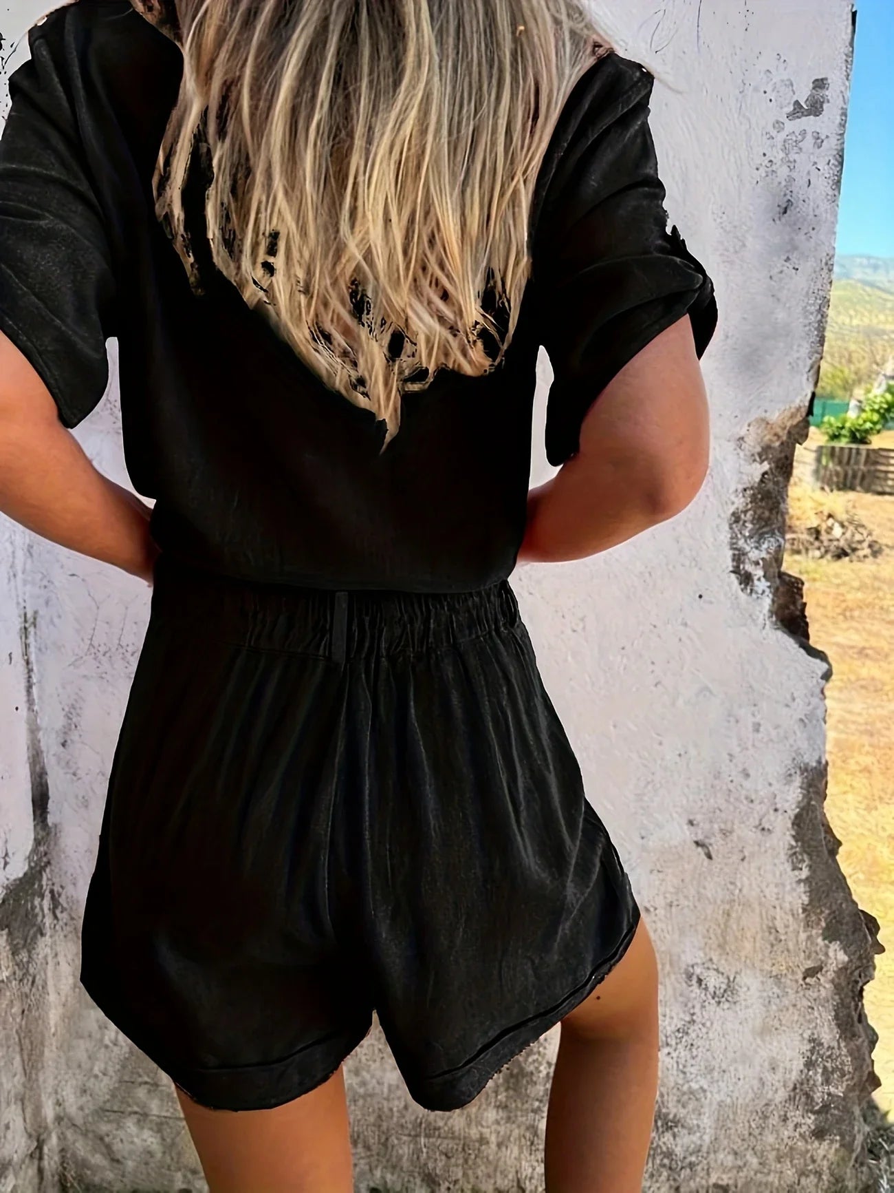 Stilvolles zweiteiliges Sommer-Set für Damen