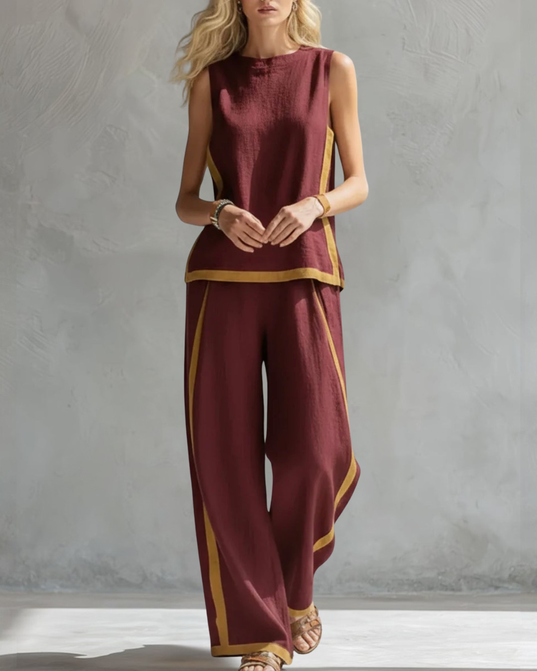 Elegantes zweiteiliges Outfit-Set für Damen