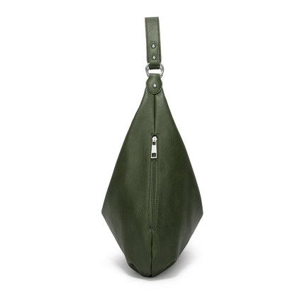 Weiche Leder Hobo-Tasche mit großer Kapazität für Damen