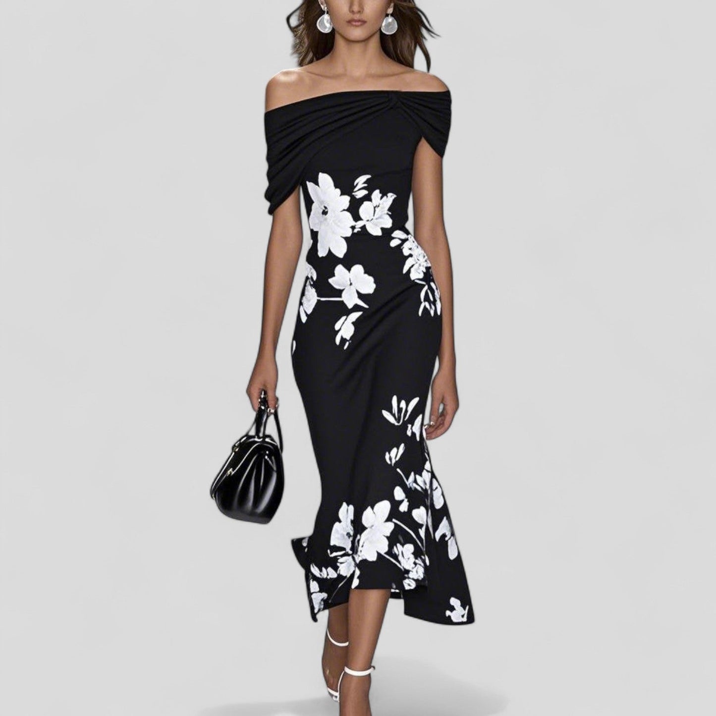 Schickes Midi-Kleid in lässiger Passform