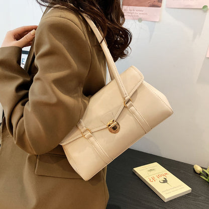 Vegane Leder Vintage Schultertasche