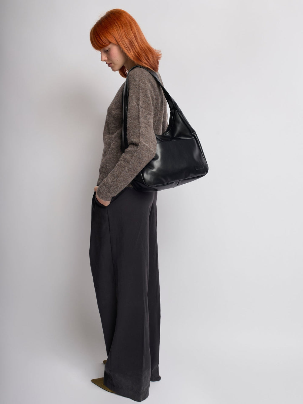 Elegante Schlichte Schultertasche für Damen