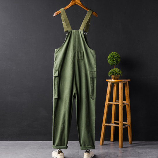 Damen Latzhose Mit Geradem Schnitt Im Casual Stil