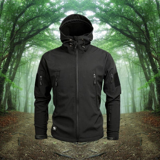 Herren Outdoor Jacke Mit Taschen Und Kapuze