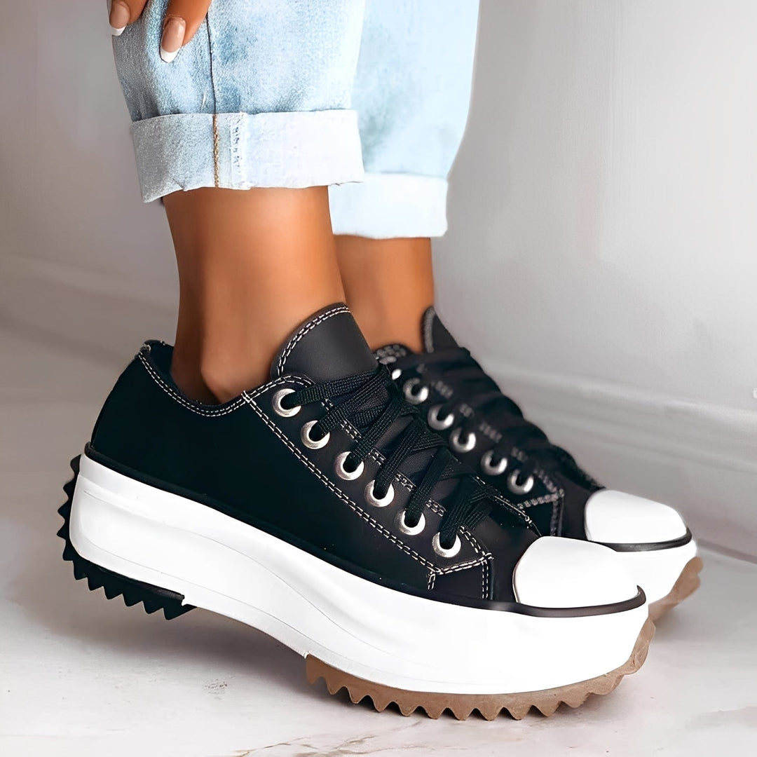 Damen Freizeitschuhe Mit Dicker Sohle
