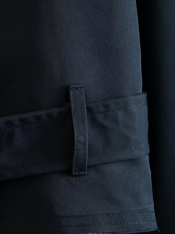 Damen Trenchjacke Kurz Mit Reverskragen