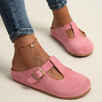Wildleder Komfort Slipper für Damen