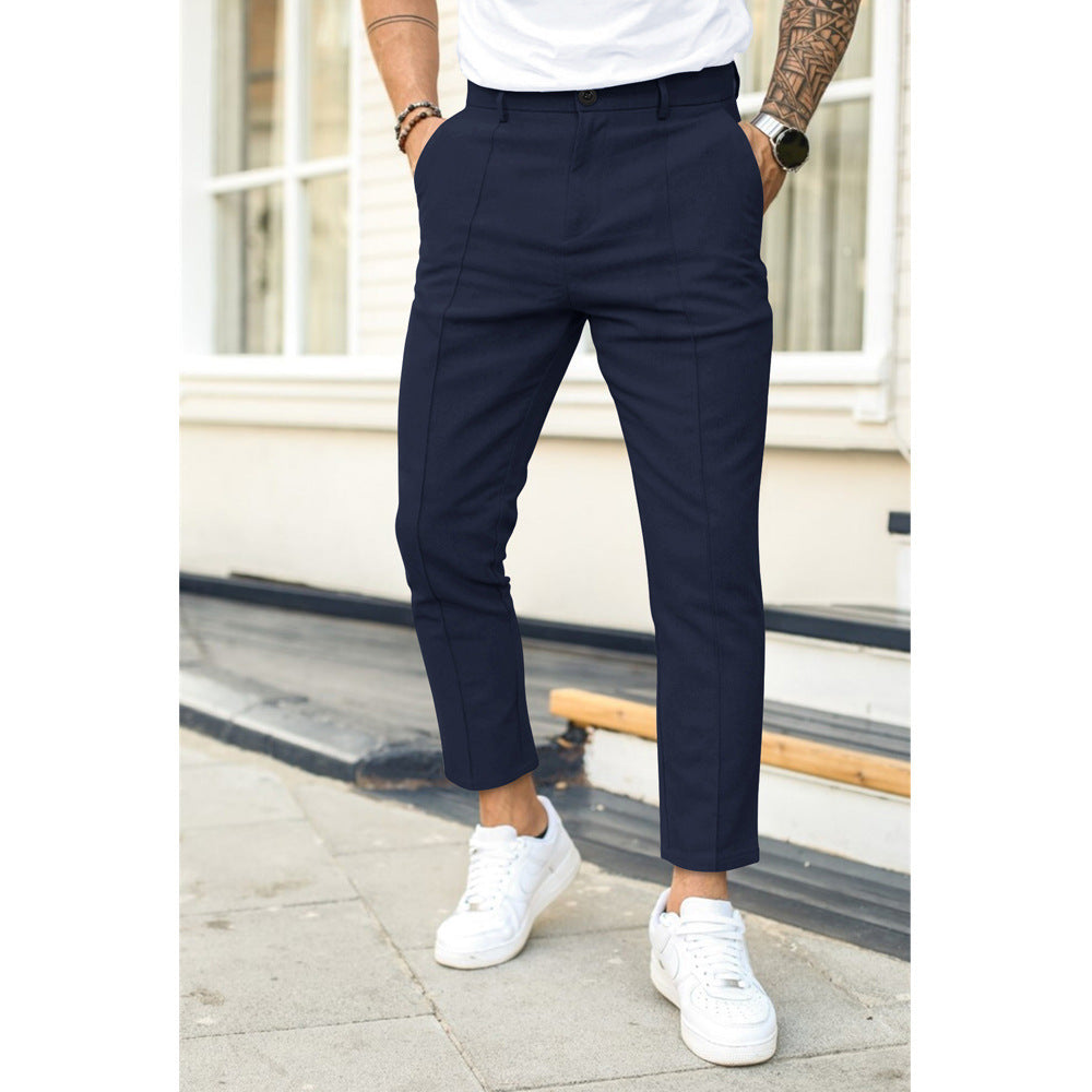 Herren Freizeithose Im Legeren Stil