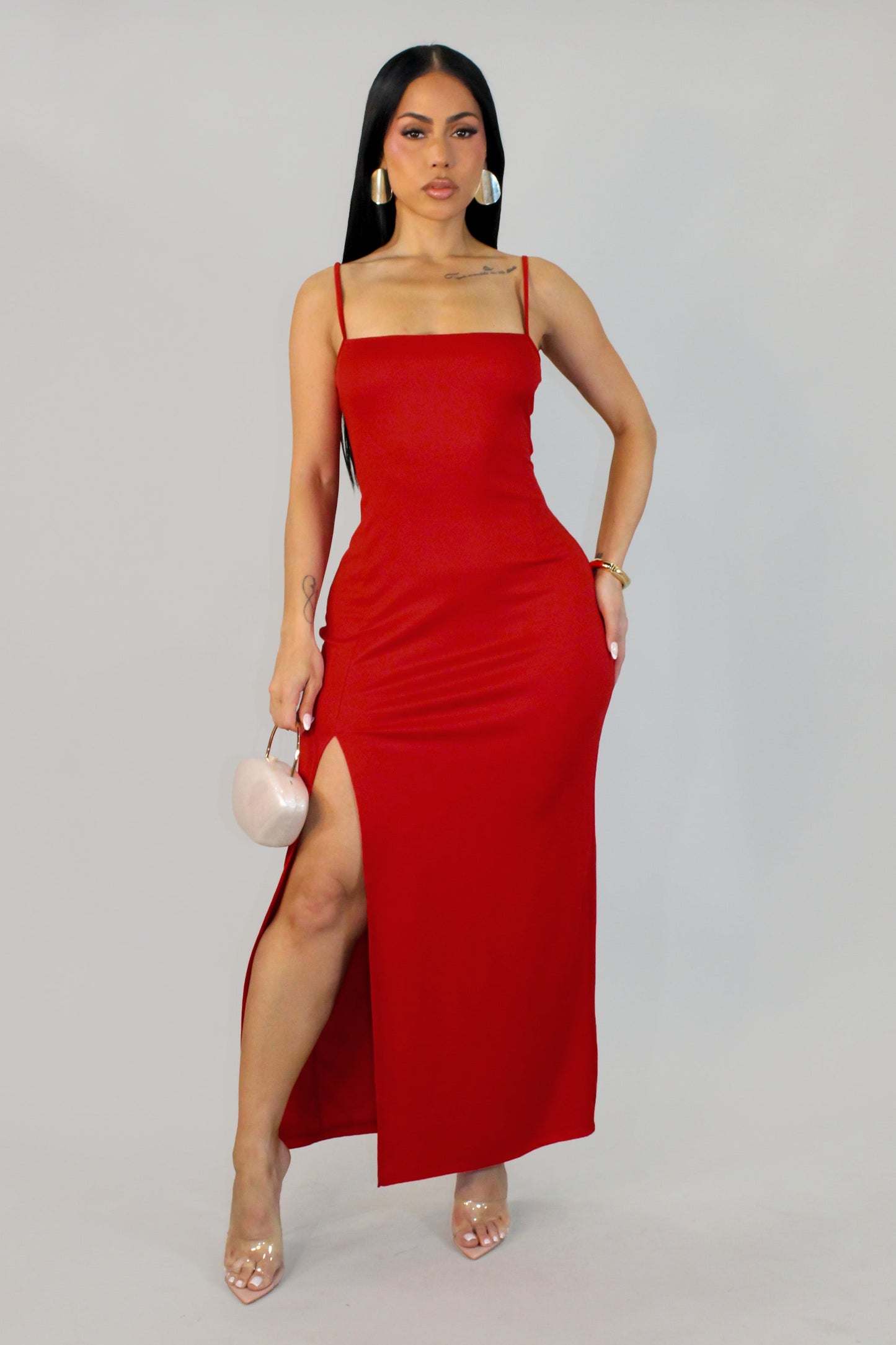 Rotes Flirty Leichtes Kleid