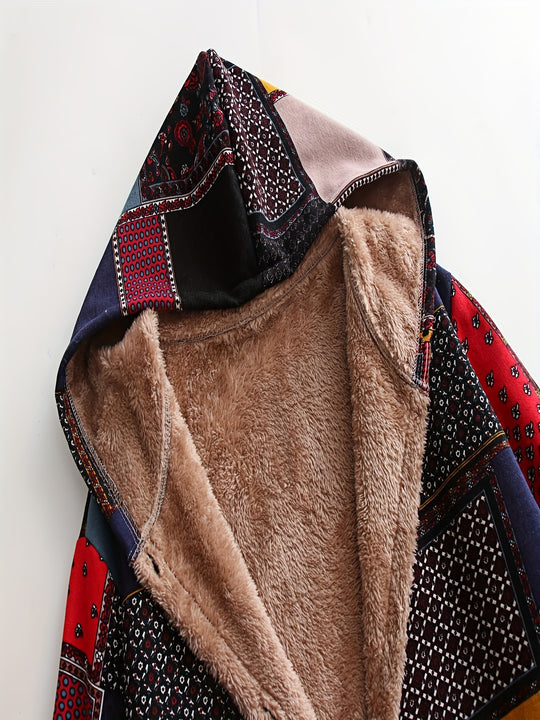 Trendige Winterjacke mit Kapuze für Damen