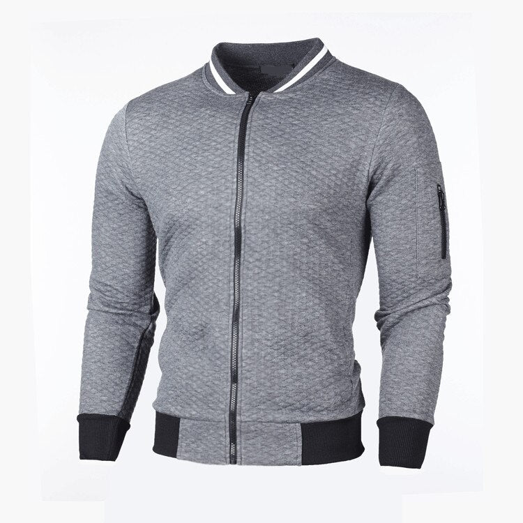 Herren Strickjacke Mit Reißverschluss Und Minimalistischem Design