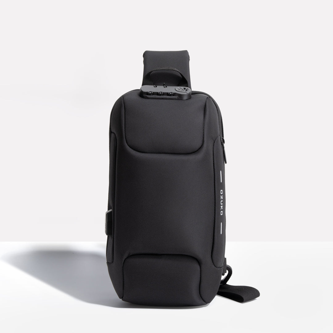 Diebstahlsichere Crossbody-Tasche mit USB-Anschluss für Damen