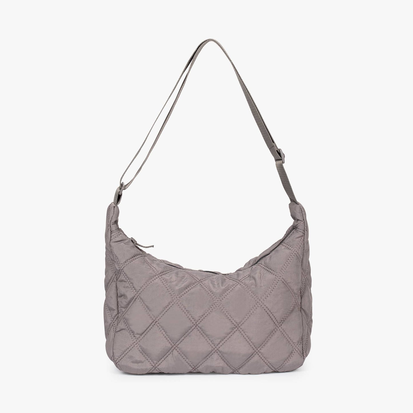 Gesteppte Diamond Puffer Schultertasche Leichtes Nylon