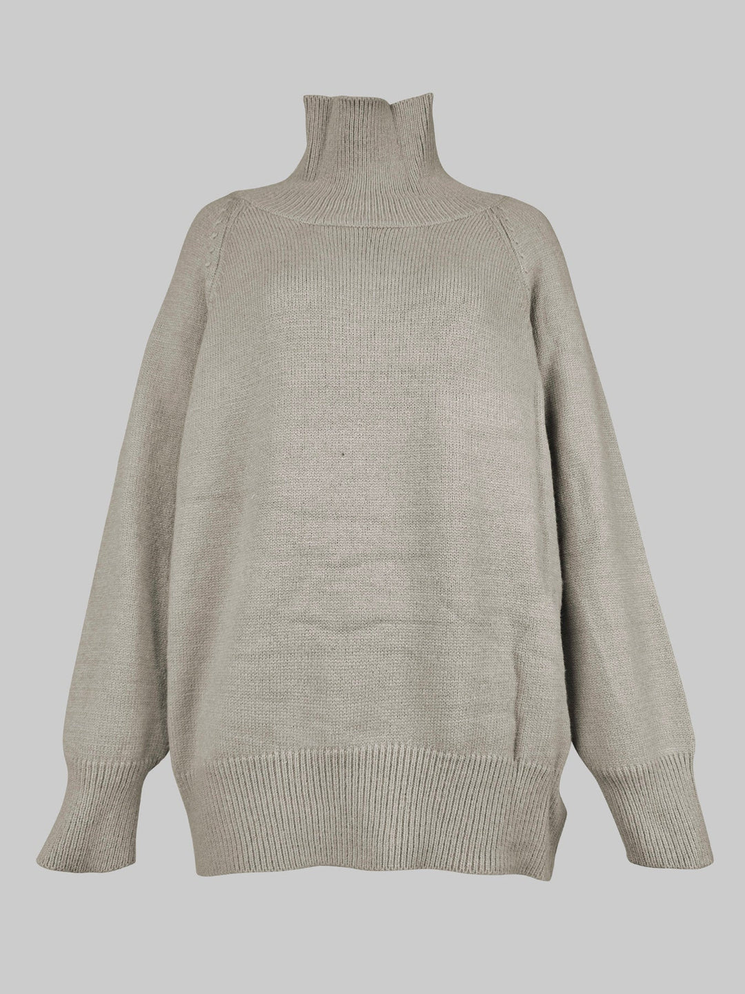 Damen Rollkragenpullover Mit Lockerem Schnitt