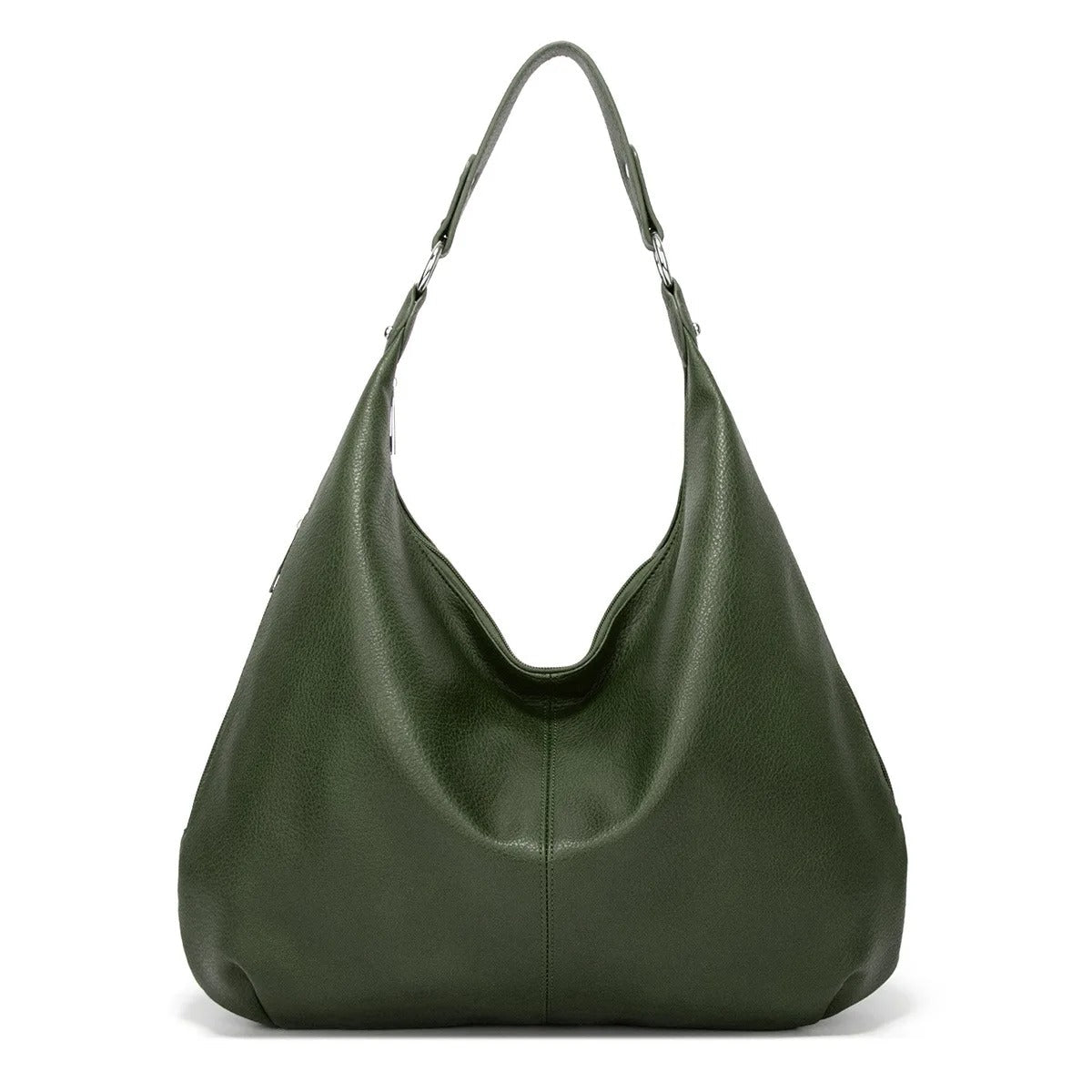 Weiche Leder Hobo-Tasche mit großer Kapazität für Damen