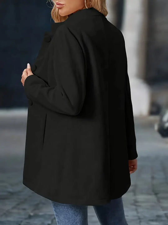 Damen Wintermantel Mit Knöpfen