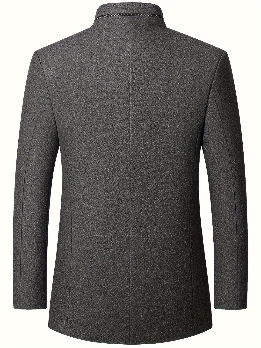 Einreihige Stehkragenjacke mit Knöpfen für Herren