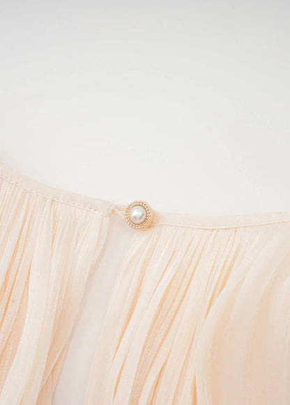 Champagner Satin Slip Kleid