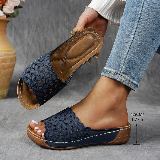 Stilvolle Netz-Sandalen für Damen