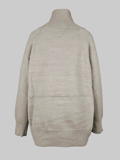 Damen Rollkragenpullover Mit Lockerem Schnitt