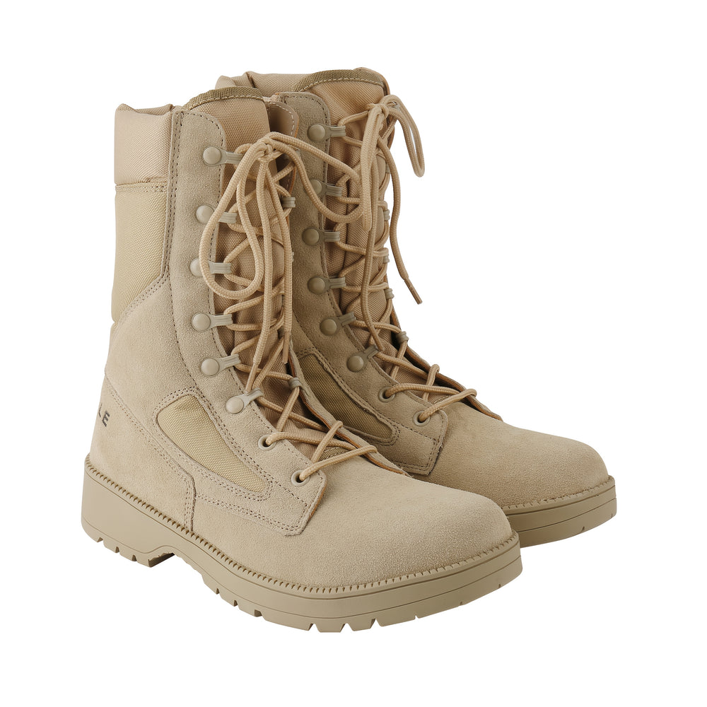 Hohe Outdoor-Stiefel mit Schnürung und Profilsohle für Herren